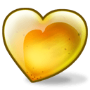 Pear Heart Sticker